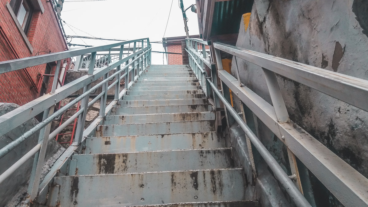 Escaliers à Bukchon-ro 5 nagil