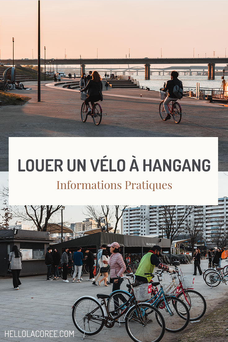 Louer un vélo à Hangang informations pratiques