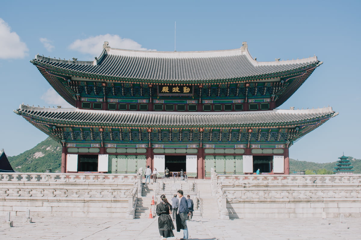 Geunjeongjeon, la salle du trône de Gyeongbokgung